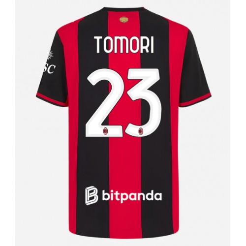 Stroje piłkarskie AC Milan Fikayo Tomori #23 Koszulka Podstawowej 2026-27 Krótki Rękaw